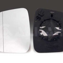 VETRO SPECCHIO SX C/PIASTRA ASF PER FIAT FIORINO-QUBO/PER CITROEN NEMO/PER PEUGEOT BIPPER 01/2007-