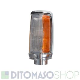 FANALINO ANTERIORE SINISTRO CORNICE CROMATA PER MITSUBISHI L 200 01/1987>12/1993 OE MB527787