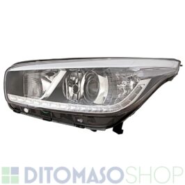 FARO SINISTRO CROMATO C/DRL A LED PER KIA CE;D 01/2012> OE 92101A2220
