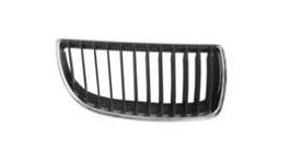 GRIGLIA RADIATORE DX CROMATA/NERA PER BMW SERIE 3 E90-E91 03/2005> [OE 51137120008]