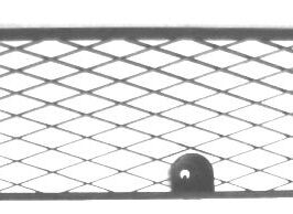 GRIGLIA PARAURTI ANTERIORE PER MITSUBISHI OUTLANDER 01/2007>03/2010 OE 6402A037