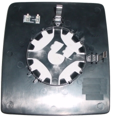 VETRO SPECCHIO DX TERMICO C/PIASTRA PER OPEL COMBO 10/2001>01/2012