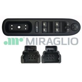 INTERRUTTORI ALZACRISTALLI ANTERIORI + POSTERIORI DX - SX +REGOLAZIONE RETROVISORI 9PIN PER PEUGEOT 407 01/2004> [OE 6554ER]