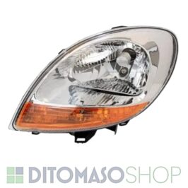 FARO SX H4 CROMATO C/FANALINO ARANCIO PER NISSAN KUBISTAR 04/2003>/PER RENAULT KANGOO 04/2003>08/2007 [OE 8200150614]