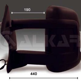 RETROVISORE SX MANUALE BRACCIO LUNGO C/LUCCIOLA PER CITROEN JUMPER-FIAT DUCATO-PEUGEOT BOXER 08/2006-