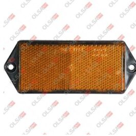 CATADIOTTRO 51X127 MM  ARANCIO  CFORI DI FISSAGGIO