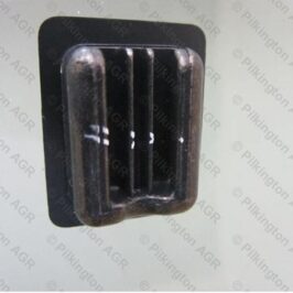 PARABREZZA VERDE ACUSTICO C/FINESTRELLA+BASETTA A BINARIO+LOGO AIRBAG PER RENAULT CLIO 11/2012>