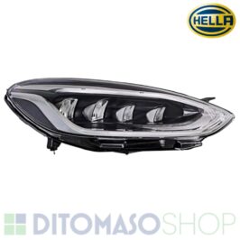 FARO DESTRO A LED CORNICE CROMATA PER FORD FIESTA 04/2018> HELLA OEL1BB13E014GB