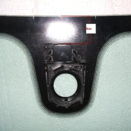 PARABREZZA VERDE C/SENSORE A 5cm+FINESTRELLA+PROFILO INFERIORE PER MERCEDES SLK R171 04/2004-12/2010