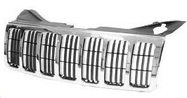 GRIGLIA RADIATORE C/CORNICE CROMATA PER JEEP GRAN CHEROKEE 01/2005>12/2007 [OE 55156814AD]