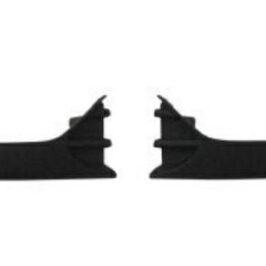 KIT GRIGLIE PARAURTI ANTERIORE DX+SX INFERIORI C/PDC PER RENAULT CLIO 01/2016> OE 601992796R