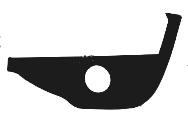 CANTONALE ANTERIORE SX C/FENDINEBBIA PER MITSUBISHI L200 01/2004>01/2005 [OE MZ313239KT]