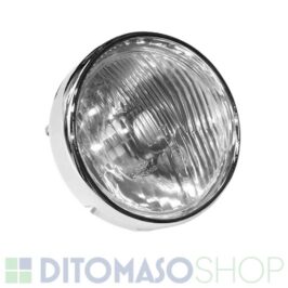 FARO DESTRO-SINISTRO R2 ASIMMETRICO SENZA LUCE DI POSIZIONE C/CORNICE CROMATA PER FIAT 500 FL