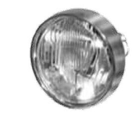 FARO DX-SX R2 ASIMMETRICO SENZA LUCE DI POSIZIONE C/CORNICE CROMATA PER FIAT 500 FL