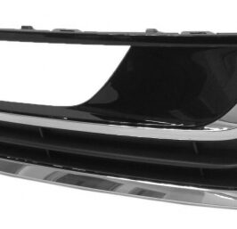 GRIGLIA FENDINEBBIA DX NERO LUCIDO C/SENSORE +2 PROFILI CROMATI PER VW PASSAT 10/2010>12/2013 [OE 3AA854662B9B9]