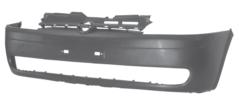 PARAURTI ANTERIORE NERO C/FORI MODANATURE PER OPEL CORSA C-COMBO 07/2002>09/2003 TUV [OE 1400286]
