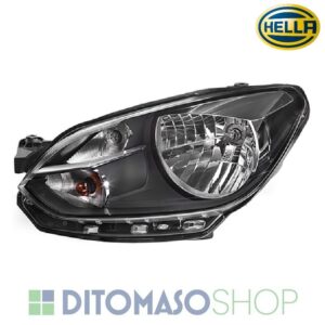 FARO SX H4 NERO C/MOTORINO ELETTRICO PER VW UP 01/2012>04/2016  HELLA [OE 1S1941015K]