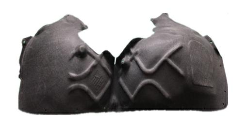 PARASASSI POSTERIORE SX PER PORSCHE CAYENNE 01/2010> OE 95850497101