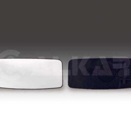 VETRO SPECCHIO SX INFERIORE C/PIASTRA ATTACCO RETTANGOLARE PER MERCEDES SPRINTER W906 04/2006-/PER VW LT-KRAFTER 04/2006-