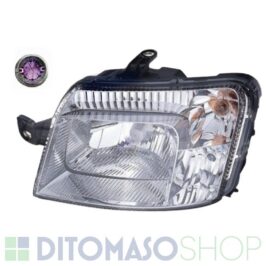 FARO SINISTRO H4 7PIN ELETTRICO PER FIAT PANDA 09/2009>12/2011 OE 51867677
