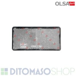 CATADIOTTRO POSTERIORE DESTRO-SINISTRO 51X103mm ADESIVO BIANCO -OLSA