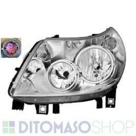 FARO SINISTRO H7-H15 8PIN DRL C/MOTORINO PER CITROEN JUMPER-FIAT DUCATO-PEUGEOT BOXER 06/2011> OE 1368641080