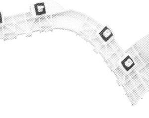 STAFFA PARAURTI POSTERIORE DX PER MITSUBISHI ASX 01/2010> [OE 6410B708]
