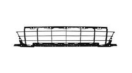 GRIGLIA PARAURTI ANTERIORE NERA PER PEUGEOT 207 SPORT 04/2006> [OE 7414QA]