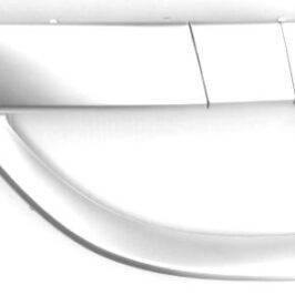 MODANATURA DX PARAURTI ANTERIORE GRIGIA PER RENAULT SCENIC X-MODE 03/2009>12/2011 [OE 620728289R]