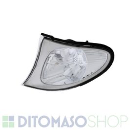FANALINO ANTERIORE SINISTRO CRYSTAL CORNICE CROMATA PER BMW S3 E46 09/2001> OE 63137165853