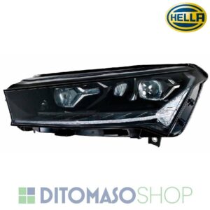 FARO SX A LED C/GRIGLIA RADIATORE ILLUMINATA PER SKODA ENYAG 01/2020> HELLA OE 5LB941015B