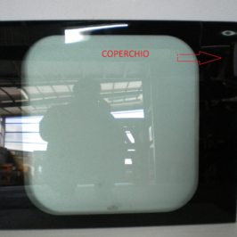 LUNOTTO VERDE DX C/COPRICERNIERE PER CITROEN JUMPER-FIAT DUCATO-PEUGEOT BOXER 08/2006> H67cm/L 83cm OE 1359240080