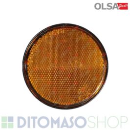 CATADIOTTRO POSTERIORE DESTRO-SINISTRO 80mm ADESIVO ARANCIO -OLSA