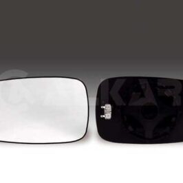 VETRO SPECCHIO DX/SX TERMICO C/PIASTRA PER RENAULT CLIO 09/2005>05/2009