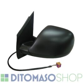 RETROVISORE SX ELETTRICO TERMICO C/ANTENNA RADIO NERO PER VW TRANSPORTER T6 01/2015>