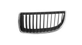 GRIGLIA RADIATORE SX CROMATA/NERA PER BMW SERIE 3 E90-E91 03/2005> [OE 51137120007]