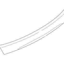 MODANATURA PORTELLONE INFERIORE PER MITSUBISHI ECLIPSE CROSS 01/2018> OE 5817A286XA