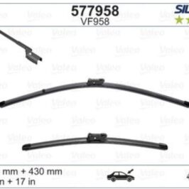 VF958 KIT SPAZZOLE TERGI SILENCIO FLAT BLADE (MM 600+430)