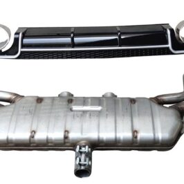 KIT SPOILER PARAURTI POSTERIORE+MARMITTA PER AUDI A3-S3 3-5PORTE 04/2012> OE 8V3853651AAFUS