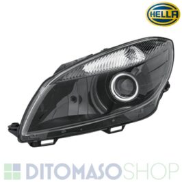 FARO SINISTRO H7 PARABOLA NERA C/MOTORINO PER SKODA FABIA-ROMSTER 04/2010> HELLA OE 5J1941015J