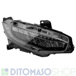 FARO DESTRO NERO A LED PER HONDA CIVIC 01/2016> OE 33100TETH11