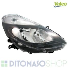 FARO DESTRO 2H7 ELETTRICO NERO PER RENAULT CLIO 06/2909> VALEO OE 7701072013
