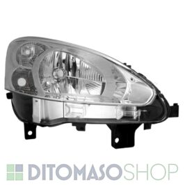 FARO DX H4 CROMATO C/MOTORINO PER PEUGEOT PARTNER 01/2013> OE 9677202380