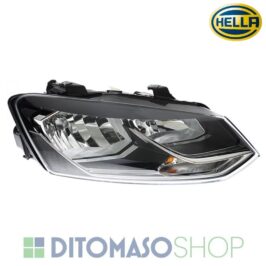 FARO DX 2H7 NERO C/MOTORINO ELETTRICO PER VW POLO 01/2014>12/2017  HELLA [OE 6C1941006]