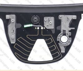 PARABREZZA VERDE ACUSTICO C/SENSORE +CAMERA PER VOLVO XC40 12/2017>