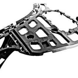 STAFFA PARAURTI ANTERIORE SX PER PORSCHE CAYENNE 01/2010> OE 95850537700