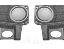 GRIGLIE FENDINEBBIA DX+SX +TAPPI PER FIAT PANDA 08/2003> OE 735357172