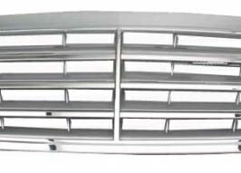 GRIGLIA RADIATORE CROMATA/SILVER PER MERCEDES CLASSE C W203 07/2000>05/2007-3PROFILI [OE A20388001837246]