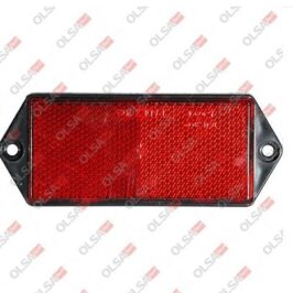 CATADIOTTRO 51X127 MM  ROSSO CFORI DI FISSAGGIO