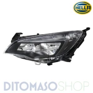FARO SX 2H7 NERO C/DRL +LED +MOTORINO ELETTRICO PER OPEL ASTRA J 01/2010> HELLA [OE 13365290]